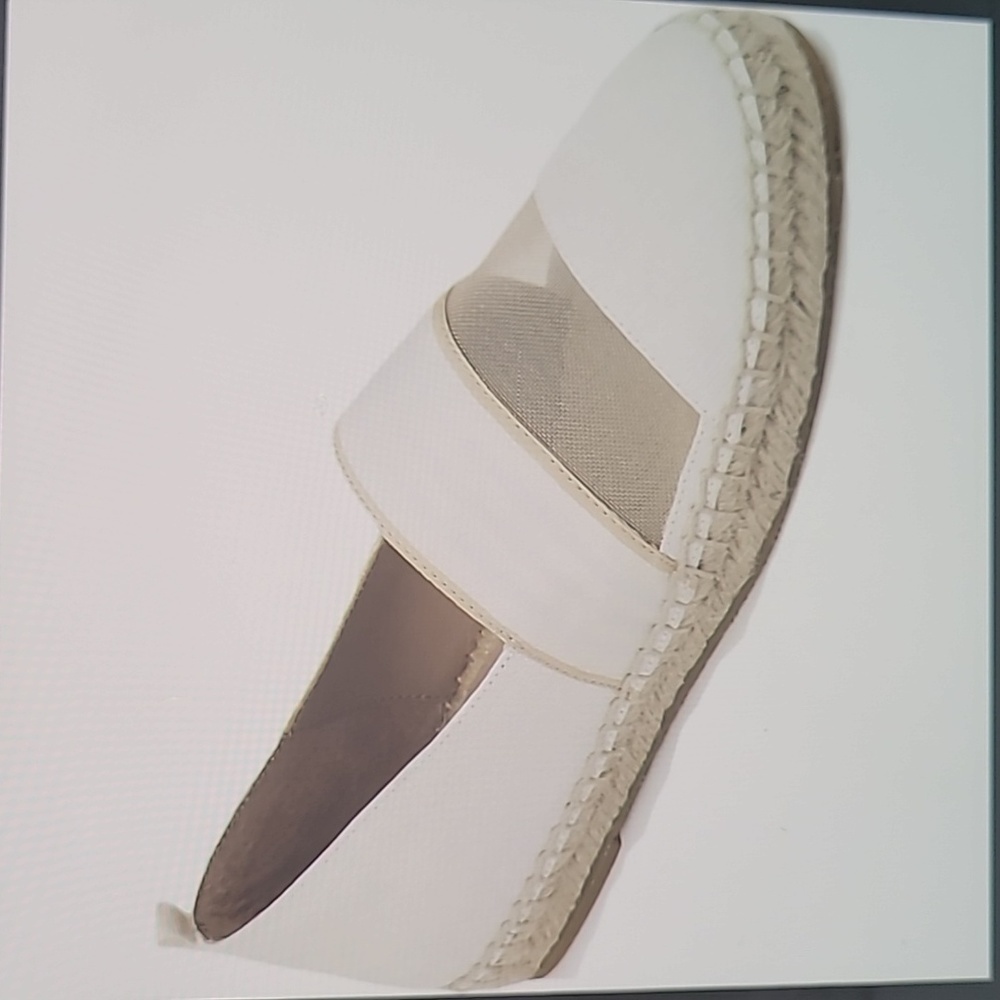 ❤️‍🔥❤️‍🔥ZAC POSEN VIDA WOVEN SLIP ON ESPADRILLES  CREAM SZ 8M